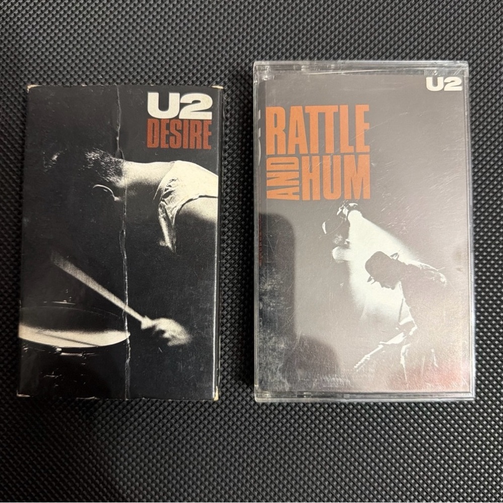 Vintage classic 88’s cassette tape-U2 - Rattle & Hum + 1